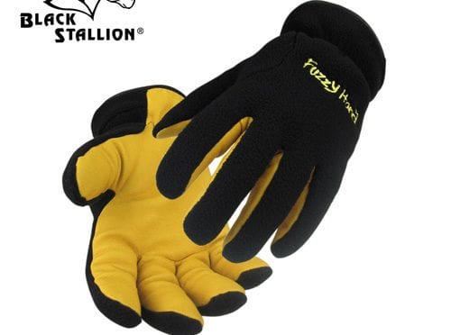 Black Stallion 5LP Grain Pigskin Insulated Winter Work Gloves Small